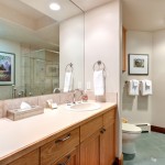 Trails at Storm Meadows: Kitzbuhel.  Master Bathroom with double sinks, Jetted Jacuzzi & walk-in shower