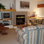 Quail Run 3388 - Living Room with gas log fireplace Quail Run 3388 - Living Room with gas log fireplace