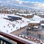 Sheraton Gondola Residence, Unit 707. View overlooking Gondola Square, Steamboat Springs, Colorado