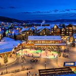Sheraton Gondola Residence, Unit 707. View of ice rink in Gondola Square